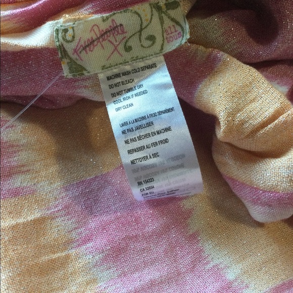 Free People Carnival Shimmer scarf metallic NWOT - Picture 7 of 8